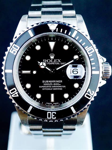 2001 rolex submariner date|rolex 16610 submariner chisholm hunter.